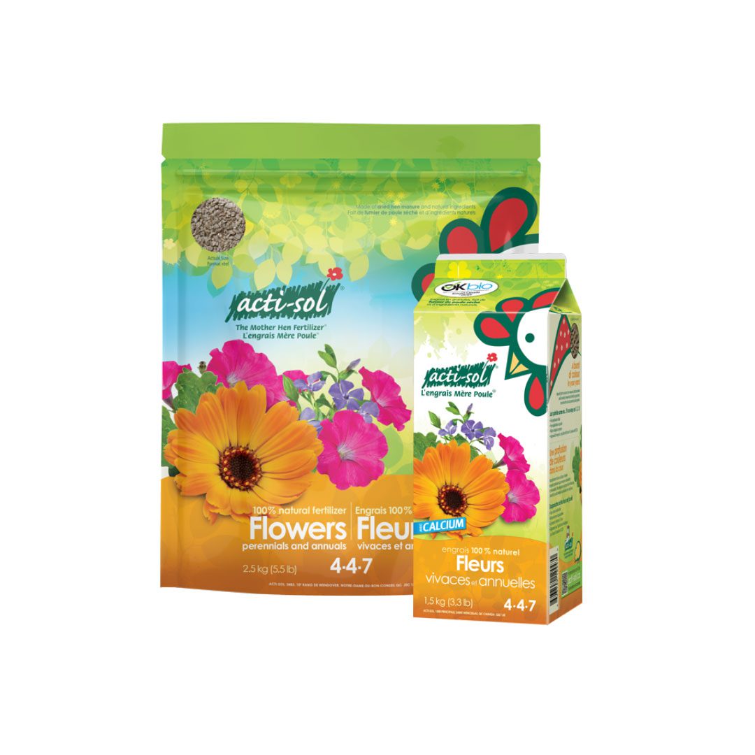 Engrais fleurs vivaces et annuelles "Acti-sol" 4-4-7