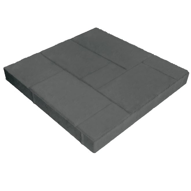 Dalle Brico charbon "Patio Drummond" 18 po x 18 po