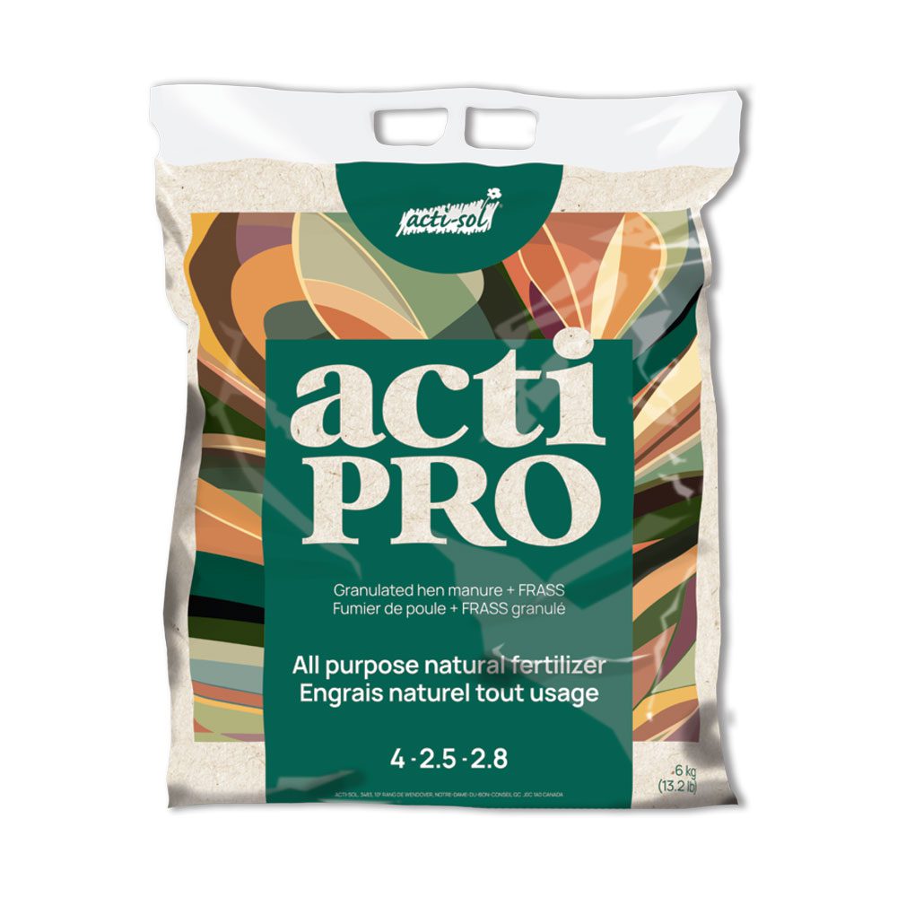 Fumier de poule et FRASS "ACTI-PRO" 4-2.5-2.8, 6 Kg
