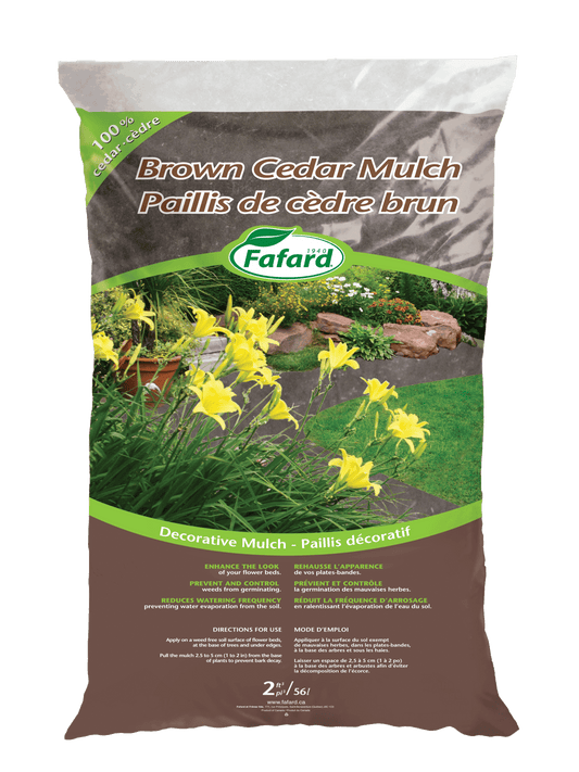 Paillis de cèdre brun "Fafard"
