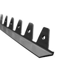 Bordure à pavé rigide noire traditionnelle "Plastibec", 96 po