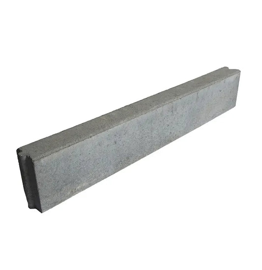 Bordure droite universelle en béton gris "Patio Drummond" 8 po x 36 po