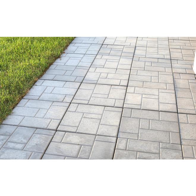 Dalle Brico grise pâle "Patio Drummond" 18 po x 18 po