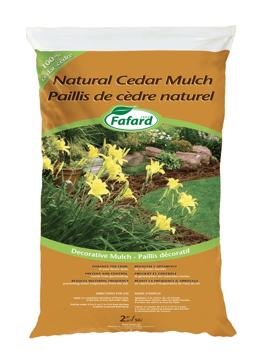 Paillis de cèdre naturel "Fafard"