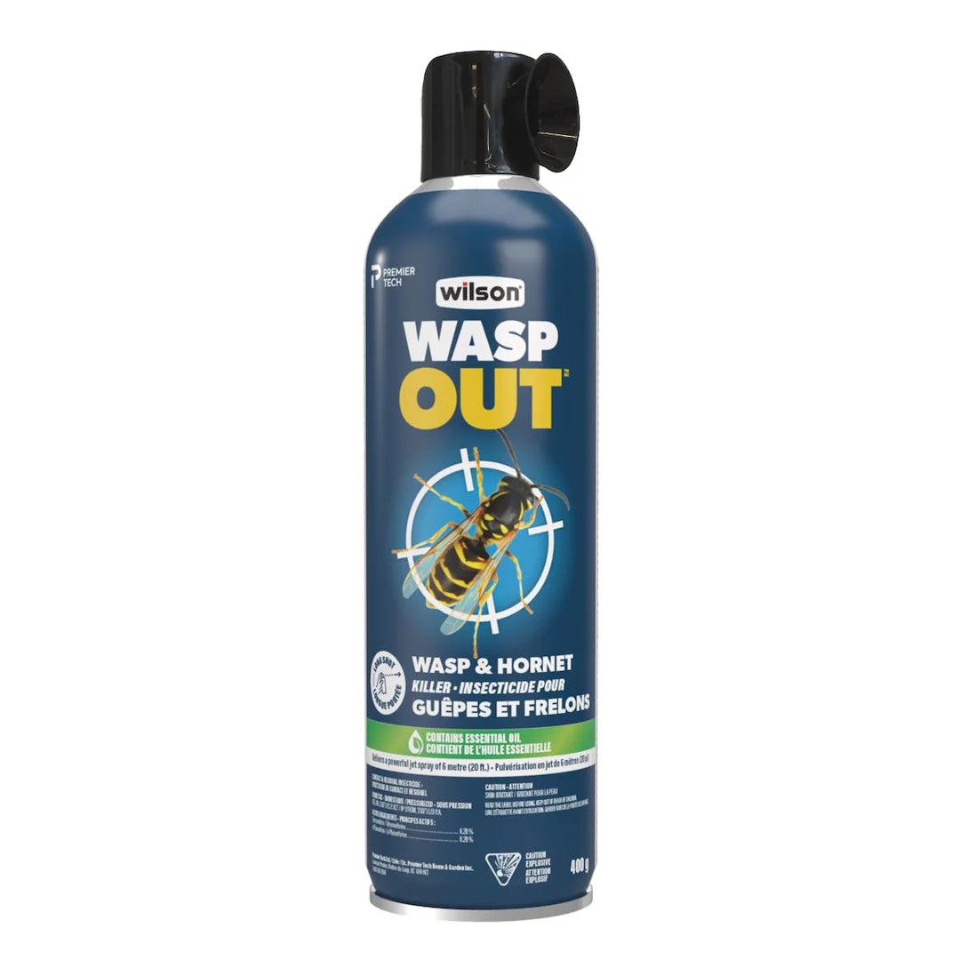 Pulvérisateur contre les guêpes en aérosol "Wilson WaspOut Long Shot", 400g